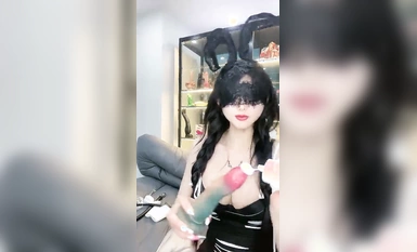 極品巨乳魅魔主播@婢女 尺度福利秀 第二彈2 (1)