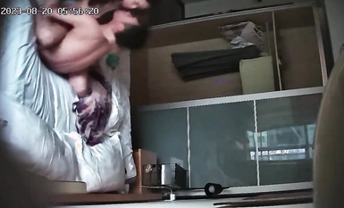 2023-8-20New streaming aparthotel sneak peek ❤️Chat topic is very interesting young couple open room consecutively fuck several shots.