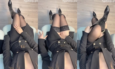 shirley 黑絲長靴  (2)