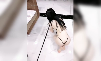 Con chó cái Xiao Ling Rabbit của Koyu Koro co giật và phun nước liên tục khi không dùng bao cao su (1)