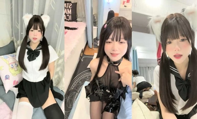 Gadis manis kawaii 2D memakan puding (6)