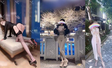 Ang pinakabagong VIP na gawa ng super long-legged slutty wife goddess [SpongeBob SquarePants]! 175CM ang katawan na may siyam na ulo, pinakamahabang binti at malalaking suso, mahahabang itim na medyas at magagandang binti ay binato ng gintong panginoon, k