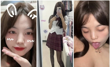 Art school beauty gets pissed on by her perverted boyfriend (1)