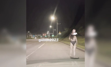 Fat Ass Contrast Bitch Ting [Gxmm] Latest Heavy Streaming Various Outdoor Exposure Wild Battle Cheating Kinky Inner Shots (5)
