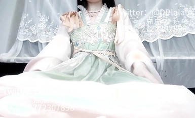 Diandian Hanfu lụa trắng JK (1)