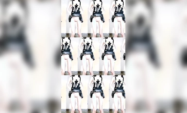 Mina-senpai (ít rượu vang) cô hầu gái mặc tất đen