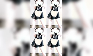 Mina-senpai (ít rượu vang) cô hầu gái mặc tất đen