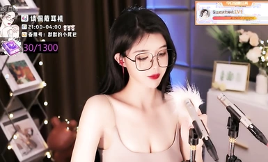 HYTV高顏值主播@深情默指導 asmr耳騷合集（2）