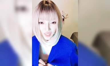 短發可愛網紅臉女神 丁克夫 (2)