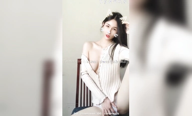 마이크로 블로그 트위터 극한 얼굴 복지 지 [르 멍 바오] 유료 비공개 촬영 ②, 소품 자위 온갖 변태, 대조적 일수록 더 아름답다 편집 (4)