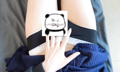 날씬한 긴 다리 오타쿠는 필수, 마이크로 블로그 트위터 극한 노출 얼굴 복지 지 [르맹 바오] 유료 비공개 촬영 ③, 소품 자위 온갖 변태, 대조적 일수록 더 아름답다 (2)