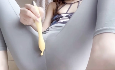ジンジャー・プリント・セーター・ヨガ・パンツ