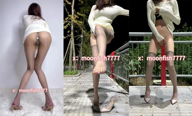 12月最新購買極品頂級身材燒婊子【橙子】私拍，絲襪肛塞馬路男廁露出邊走邊尿道具紫薇淫聲浪語高潮抽搐，非常淫騷 合集（1）