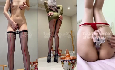 《最新流出顶级女神》对白淫荡，极品大长腿完美身材阴钉骚女【金秘书】12月私拍，火锅店上桌道具发骚，公园换丝袜人前露出放尿 合集（1）