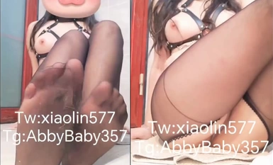 cuteli (小林) สายหนังไหมสีดำ