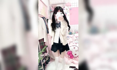 카와이~카와이 [여고생 여동생]의 불룩한 가슴이 너무 귀여워 (4)