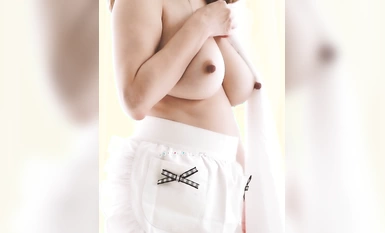 สาวจีนสุดฮอตทำความสะอาดครัว