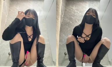 長腿黑絲公廁女神 Asia-Lynn 21小時合集 (28)