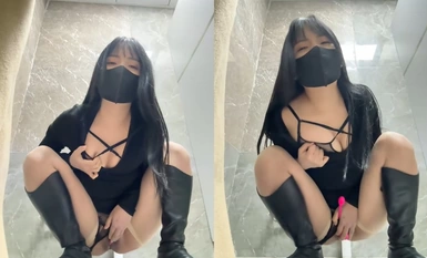 長腿黑絲公廁女神 Asia-Lynn 21小時合集 (29)