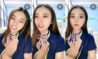 人氣女神【嫩模貝貝】制服誘惑~騷舞勾引~抖臀擠胸 (13)
