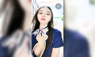 เทพธิดายอดนิยม [นางแบบสาว Beibei] ยั่วยวนในเครื่องแบบ ~ เต้นอย่างเย้ายวน ~ เขย่าบั้นท้ายและบีบหน้าอก (12)
