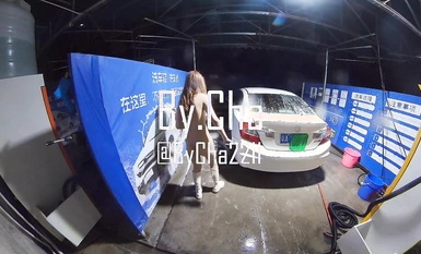 重磅2024新年大禮包！戶外極限挑戰天花板，推特紅人【查小理-吳晗】洗車 住廣州金鉑壹號