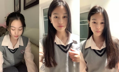 Bantang [Sister Luer] เป็นเทพีแห่งความงามของโรงเรียนและน่ารัก: ร่างกายที่สวยงามเป็นพิเศษของเธอเผยให้เห็นเนินอกของเธอ ชุดของเธอเผยให้เห็นหน้าอกของเธอ และบั้นท้ายของเธอเย้ายวน (3)