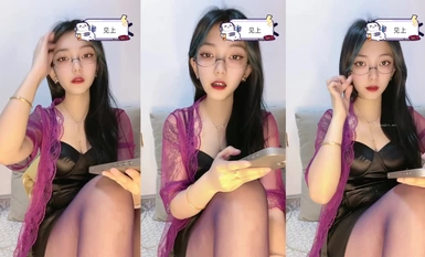 Station B Contrast Welfare Girl [Black Silk Little Mom Missing Love Version] ถ่ายทอดสดสวัสดิการภาพถ่ายส่วนตัวแบบ Double View (5)