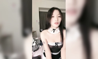 Millet Porridge_Super cute little pineapple college graduate yellow podcast, big meat stick pumping pussy (4)