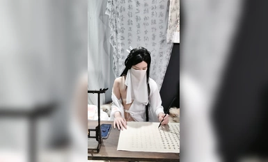 2024年2月新作，上海戲劇學院畢業【繁花女主角】大美女，膚白貌美，古裝現代，每天不同反差角色道具自慰 (5)