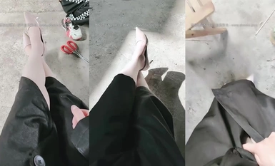 안색이 좋은 사무직 여성, 20시간 야외 근무 (3)