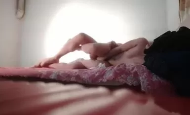 The new brother engaged in the red light district, nice little young woman undressed to start fucking, straddling the waist is into the side into the slapping impact sound panting moaning