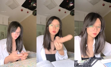 清純眼鏡妹妹 要吃退黑素  (4)