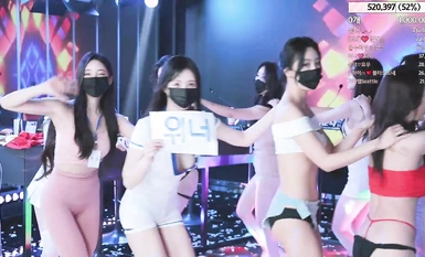 韓國女團【jinricp】脫衣熱舞直播秀 第一彈，一個個都是極品中的極品，無論身材、奶子、美貌都無可挑剔！