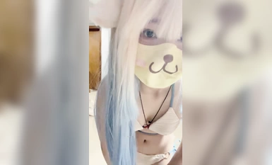Seorang gadis dua dimensi ~ [Gadis muda yang tiada siapa yang suka] Klip payudara di asrama ~ Striptis ~ Pertunjukan melancap dengan prop (4)