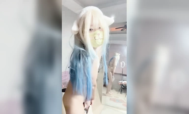 Seorang gadis dua dimensi ~ [Gadis muda yang tiada siapa yang suka] Klip payudara di asrama ~ Striptis ~ Pertunjukan melancap dengan prop (4)