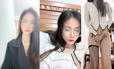 Cô gái xinh đẹp đeo kính @ Nghe Miao Miao (Nini ở đâu) Chương trình phúc lợi tiêu chuẩn (1)