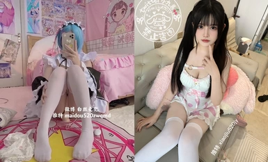 最新網紅瓜曝光，抖音二次元卡哇伊可鹽可甜高顏美少女【小九醬】露臉定製私拍，美鮑美菊道具自慰啪啪呻吟銷魂，擼點很高（5）