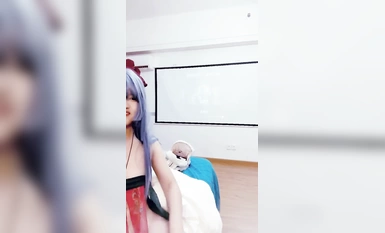 武漢18歳[若い羅の誰の愛]ショーダンス拳〜シェービング刑務所ケージ〜マルチプロップスオナニー！ (2)