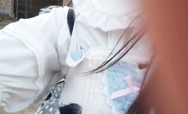 Twitter蘿莉〖小埋長不高〗可愛私拍，奶油肌膚挺乳粉穴 在外是老師同學眼中的乖乖女 在家是小母狗 (2)
