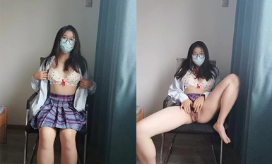 眼鏡娘素人@姣姣 尺度自拍小合集 (4)