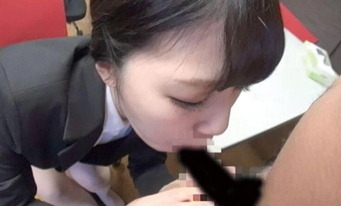 C-2818 职业女性口交套装 x 口交 001