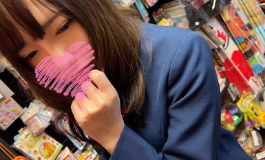 534POK-060 Face to face [Personal Photography] Very Rare _Setup with School Uniform Girl in Black Pantyhose_Sex with Seeds on Beautiful Legs Girl I Met on SNS