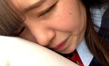 OCH-281 Chikyutensen #045 - innocent J- who gets her big tits played with
