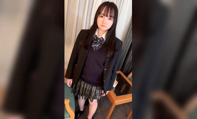 [모자이크 파괴] 534POK-057 얼굴 공개【개인 촬영】激レア_黒パンストの制服女子とハメ撮り_SNSで知り合った美脚娘に種付SEX