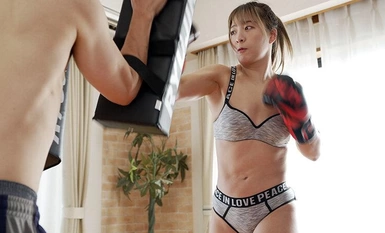 HBAD-679 我兒子的女朋友是個有著男人身體的肌肉訓練女孩，但她有著小尺寸的陰戶，所以她出奇的溫順，所以我也可以操她。