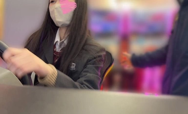 534POK-055 顔出し【個人撮影】激レア_黒パンストの制服女子とハメ撮り_SNSで知り合った美脚娘に種付SEX