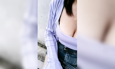 野戰達人@戶外大胸妹 戴著跳蛋踏青肉搏福利秀 (10)