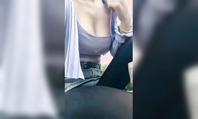 野戰達人@戶外大胸妹 戴著跳蛋踏青肉搏福利秀 (20)