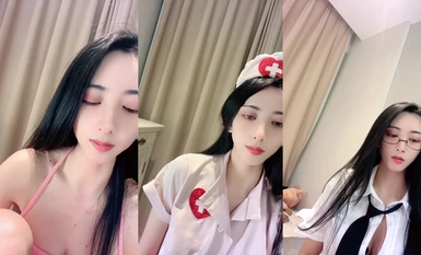 【甜桃】高挑模特身材~黑絲長腿~勾引脫衣秀 (8)